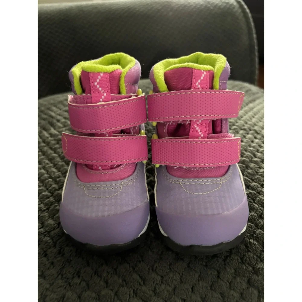 See Kai Run Atlas II WP/IN Kids Winter Boots Purple Pink Waterproof Insulated 6